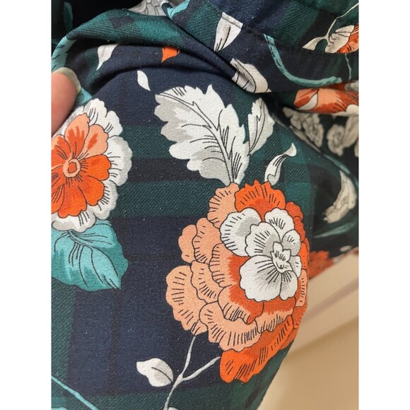 Tommy Hilfiger Women's Medley Print Pleated Shirtdress Blue Size 8 - Picture 12 of 15